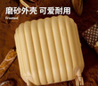 artrips行李箱女20英寸拉桿箱旅行箱耐磨抗摔登機(jī)箱面包款密碼箱 乳酪黃 曬單實拍圖