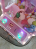活石（LIVING STONES）兒童3-14歲抓娃娃機大型家用3-6-12歲兒童玩具女孩生日禮物6-9歲 40cm超大呼吸燈粉【20娃20蛋24幣 大型抓抓機小型家庭5歲8夾娃娃機特大號 曬單實(shí)拍圖