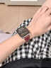 watchbond適用蘋(píng)果Apple iwatch s11手表s10表帶s9/s8女士款四葉花草磁吸扣真皮表帶s7/SE女生42mm牛皮腕帶 小蠻腰真皮-四葉草磁吸扣-米白-淺金白花 38/40/41 曬單實(shí)拍圖