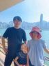 亨凱利兒童防曬帽防紫外線寶寶太陽帽男童女童夏沙灘帽子大帽檐蘋果紅 曬單實拍圖