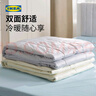 宜家（IKEA）HUNDBAR胡恩巴爾夏涼被空調(diào)被床上用品臥室 涼被淡灰色200x230cm 曬單實拍圖