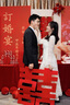 喜蝴蝶訂婚全套布置 2025新款訂婚場(chǎng)景布置全套背景板布置套裝氣球裝飾 【次日達】柔情蜜意（送訂婚書(shū)） 曬單實(shí)拍圖