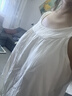 浪莎針織棉帶胸墊睡衣女夏季吊帶短褲七分褲韓范家居服可外穿薄款套裝 帶胸墊吊帶七分褲套裝：ZW-387 L 曬單實拍圖