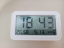 得力（deli）兒童節禮物多功能電子鬧鐘兒童臥室智能床頭鐘開(kāi)學(xué)學(xué)生專(zhuān)用起床神器白LE102開(kāi)學(xué)必備禮物開(kāi)學(xué)季 曬單實(shí)拍圖