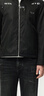 奇安費蘭科 費雷（Gianfranco FERRE）FERRE奢侈品男裝費雷字母logo翻領(lǐng)休閑棉服加厚夾克外套 黑色 48 (170/88A) 曬單實(shí)拍圖