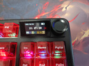 黑爵（AJAZZ）【下單立減15%】MK87三模無線機(jī)械鍵盤客制化鍵盤5層填充全鍵熱插拔Gasket結(jié)構(gòu)10000mAh長續(xù)航 赤焰紅 火龍果軸 10000mAh 屏幕+旋鈕 曬單實(shí)拍圖