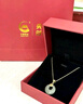 央創(chuàng  )時(shí)尚中國黃金銀項鏈女平安扣玉吊墜生日禮物女士實(shí)用老婆媽媽母親S925 曬單實(shí)拍圖