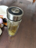 希諾雙層玻璃杯男士高檔泡茶杯子七夕情人節教師節禮物XN-9302 345mL 曬單實(shí)拍圖