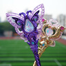 奧迪雙鉆巴啦啦小魔仙15周年禮盒少女心項鏈魔法棒變身玩具女孩禮物 紀念版魔法棒-金色(炫光版) 曬單實(shí)拍圖