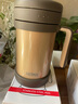 膳魔師（THERMOS）保溫杯子500ml不銹鋼帶茶漏商務(wù)辦公馬克咖啡泡茶杯TCMF-501 GL 曬單實(shí)拍圖