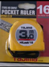 田島（TaJIma）3米鋼卷尺盒尺米尺木工尺公制16mm寬 1001-0286 曬單實(shí)拍圖