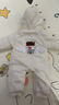 G.duck小黃鴨嬰幼兒春秋冬季連帽超萌小熊連體衣服男女寶寶洋氣外出棉服 綠色 16-26度左右 80cm (80cm) 曬單實(shí)拍圖