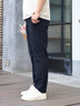 九牧王男褲休閑褲男2025夏季冰絲褲商務(wù)長褲直筒寬松薄款舒適新疆棉大碼 【冰絲】合體版+藏青+TB1EZ20153 33 .5碼175/84A(2.55)尺85cm 曬單實(shí)拍圖