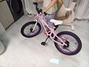 優(yōu)貝（RoyalBaby）兒童自行車5-9歲男女學(xué)生通勤鎂合金單車月亮系列 宇航員18寸粉色 曬單實(shí)拍圖