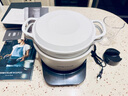 VERMICULAR【 IH多功能電飯鍋】唯米樂日本原裝進口電飯鍋微壓無涂層琺瑯鑄鐵內(nèi)鍋 柴火飯煲多功能鍋料理鍋 海鹽白 3.7L 曬單實拍圖