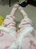 芭麥圖HelloKitty凱蒂貓睡衣 珊瑚絨睡袍斗篷睡衣女秋冬季加絨加厚可愛(ài) 凱蒂貓斗篷睡袍 L 女165推薦體重100-115斤 曬單實(shí)拍圖