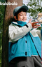 巴拉巴拉童裝兒童沖鋒衣2025春裝男童女童中大童防水透濕外套208125105203 曬單實(shí)拍圖
