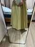 無印良品（MUJI）女式 漢麻棉輕便長裙 長半身裙女裙子 25年夏季女裝 BE1VBC5S 黃色 M （160/66A） 曬單實拍圖