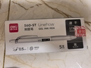 得力（deli）速干順滑中性筆小白筆 0.5mmST筆頭學(xué)生刷題筆考試筆 黑色5支/盒 S60-ST 曬單實拍圖
