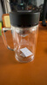 富光銀離子抗菌高硼硅玻璃杯大容量帶茶隔水杯子辦公加厚泡茶杯家具館 曬單實(shí)拍圖