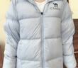 駱駝（CAMEL）戶(hù)外防潑水羽絨服男女90%絨子連帽外套 735CR0L7014 湘妃藍 L 曬單實(shí)拍圖