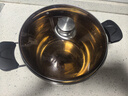 炊大皇304不銹鋼湯鍋+蒸屜 湯蒸燉鍋蒸鍋雙耳煮粥煮面 22cm 電磁爐通用 曬單實(shí)拍圖