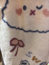 潔麗雅（Grace）干發(fā)帽 加厚柔軟強吸水速干擦頭毛巾包頭巾浴帽干發(fā)巾 萌兔款 曬單實(shí)拍圖