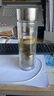 JRINKTEEA品牌純鈦茶漏茶水分離玻璃杯男滾珠磁吸泡茶水杯玻璃瓶車載茶杯 TAI滾珠款玻璃杯400ml 曬單實拍圖