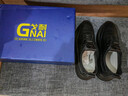戈耐（GENAI）休閑鞋男士皮鞋真皮保暖秋冬季戶(hù)外運動(dòng)內增高男鞋子男生潮流百搭 黑色【內增高】真牛皮 四季款 40碼(250MM) 曬單實(shí)拍圖
