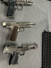 新品全合金八代AQK伯萊塔92玩具鎢鋼拉絲可發(fā)射器玩具槍男孩禮物 高定AQK92(鎢鋼色) 曬單實(shí)拍圖