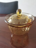 康寧（VISIONS）玻璃燉盅450ml瓦罐燉煮帶蓋蒸蛋羹碗一人一盅甜品碗可加熱耐高溫 曬單實(shí)拍圖