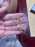 周生生黃金耳飾 足金葉子耳環(huán)一對(duì)女 三金首飾生日禮物40535E 計(jì)價(jià)3.5克 曬單實(shí)拍圖