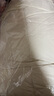 艾萊依致感羽絨服長(cháng)款摩登時(shí)尚系帶收腰連帽通勤保暖外套 乳灰米M 曬單實(shí)拍圖