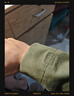 JEEP SPIRITJEEP PIRIT吉普高端美式復古軍綠M65野戰夾克阿美咔嘰沖風(fēng)衣外套 軍綠色 S 曬單實(shí)拍圖