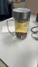 富光雙層玻璃杯商務(wù)泡茶杯子大容量耐熱辦公水杯過(guò)濾帶把銀色320ml 曬單實(shí)拍圖