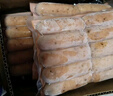 林飽飽火山石烤腸 肉腸  空氣炸鍋燒烤食材 250g/10根 早餐地道腸脆皮腸 原味250g*8袋共80根 曬單實(shí)拍圖