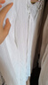 三彩暫下2025秋季新款肌理感小衫木耳邊系帶上衣寬松法式S 云朵白 M 160/84A 曬單實(shí)拍圖