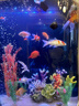 魚(yú)美軒金魚(yú)缸客廳小型家用立式自循環(huán)過(guò)濾一體生態(tài)玻璃小魚(yú)缸免換水族箱 純白色（有電梯送貨入戶(hù)） 長(cháng)40*寬40*高138CM 曬單實(shí)拍圖