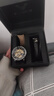 帝茲（DiziziD）手表男士機械表全自動(dòng)鏤空腕表夜光防水高中生學(xué)生禮物送男友 【全自動(dòng)機械機芯】黑殼黑面鋼帶 曬單實(shí)拍圖