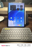 羅技（Logitech）時(shí)尚系列 K380 鍵盤(pán) 藍(lán)牙辦公鍵盤(pán) 無(wú)線鍵盤(pán) 女友 便攜超薄鍵盤(pán) 筆記本鍵盤(pán) 黑灰色 曬單實(shí)拍圖