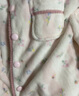 宮蝶法蘭絨睡衣女秋冬加厚保暖可外穿珊瑚絨家居服套裝 小碎花暖絨套裝 L (建議100-120斤) 曬單實(shí)拍圖