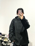 伯希和（Pelliot）[成毅同款]山野2.0沖鋒衣男女三合一外套戶外夾克11340105黑M 曬單實拍圖