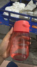 特百惠（Tupperware）嘟嘟企鵝350ML男女學(xué)生兒童可愛塑料水杯子七夕情人節(jié)禮物 西瓜紅 曬單實拍圖