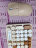 蝰蛇WK300 無線藍(lán)牙雙模鍵盤鼠標(biāo)套裝可充電鍵鼠高顏值男女生筆記本臺式電腦家用辦公手機(jī)iPad平板通用 奶咖色【2.4G+藍(lán)牙】無線鍵鼠套裝（充電款） 曬單實拍圖