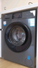 海爾（Haier）滾筒洗衣機(jī)10公斤云溪藍(lán)色全自動(dòng)一級(jí)變頻超薄平嵌直驅(qū) 1400轉(zhuǎn)電機(jī)智投政府補(bǔ)貼XQG100-BLDE557B 曬單實(shí)拍圖