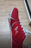 海爾斯男女專(zhuān)業(yè)短跑釘鞋學(xué)生中考跑步跳遠鞋田徑比賽專(zhuān)用全掌釘子鞋599s 8859紅黑 40 曬單實(shí)拍圖