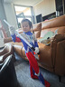 奧特曼衣服迪迦賽羅連體衣兒童cos服親子裝男女童演出服生日禮物 迪迦萊卡連體衣+99D觸摸頂配頭盔 120 【兒童M碼】適合110-120 曬單實(shí)拍圖