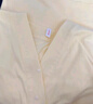 雅特茂月子服純秋冬季產(chǎn)后棉孕婦睡衣款產(chǎn)婦待產(chǎn)喂奶哺乳家居服 秋冬款220g（送胸墊）奶酪色9-1450 L 曬單實(shí)拍圖