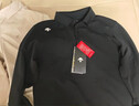 迪桑特（DESCENTE）高端商務(wù)時(shí)尚吸濕速干親膚保暖Logo寬松長(cháng)袖Polo衫男女同款 黑色 110 曬單實(shí)拍圖