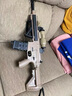 酷波德M416突擊步搶電動(dòng)連發(fā)兒童玩具槍8-12歲發(fā)彈珠m4沖鋒男孩新年禮物 大號M41沙色-全頂配彈鼓雙管榴彈 50000彈+手搶+迷你AWM+變色靶 曬單實(shí)拍圖